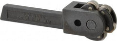 Knurlcraft - Neutral Cut, Diamond & Straight, 3/8" Wide 7/8" High x 4" Long Rectangle Shank, Revolving-Head Bump Knurlers - 6 Knurls Required (Included), 5/8" Diam x 5/16" Wide Face, 7/32" Hole Diam, Series AJ - Exact Industrial Supply