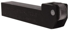 Made in USA - LH Cut, 5/16" Wide x 5/16" High x 3-7/8" Long Square Shank, Fixed Bump Knurlers - 1 Knurl Required, 5/16" Diam x 5/32" Wide Face, 1/8" Hole Diam, Series BP - Exact Industrial Supply