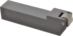 Made in USA - LH Cut, 1" Wide x 1" High x 3-1/2" Long Square Shank, Fixed Bump Knurlers - 1 Knurl Required, 3/4" Diam x 1/2" Wide Face, 1/4" Hole Diam, Series KR - Exact Industrial Supply