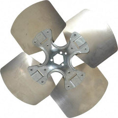 Made in USA - 12" Blade Diam, Commercial Fan Blade - Counterclockwise Rotation, 4 Blades - Exact Industrial Supply