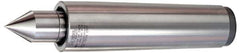 Royal Products - MT5 Taper Shank, 1-3/4" Head Diam 3,125 Lb Capacity Live Center - 4,500 Max RPM, 3/16" Head Length, 1.0938" Point Diam, 2" Point Len, 2,340 Lb Max Workpc, 8-1/16" OAL, Standard Point - Exact Industrial Supply