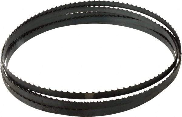 Starrett - 3 TPI, 19' 6" Long x 1/2" Wide x 0.025" Thick, Welded Band Saw Blade - Carbon Steel, Toothed Edge, Raker Tooth Set, Flexible Back, Contour Cutting - Exact Industrial Supply