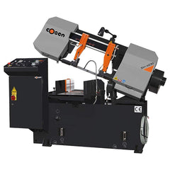 Cosen - Horizontal Bandsaws; Machine Style: Semi-Automatic ; Drive Type: Variable Frequency ; Angle of Rotation: 90 ; Maximum Capacity (Rectangular) (Inch): 12 x 15.7 ; Maximum Capacity (Rounds) (Inch): 12 ; Phase: 3 - Exact Industrial Supply