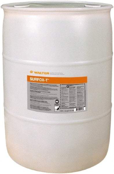 WALTER Surface Technologies - 55 Gallon, TIG Welder Electrolyte Solution - For Use with Surfox 104 or 204 - Exact Industrial Supply