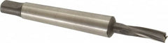 Value Collection - 1/4" Diam, 3 Flutes, Morse Taper Shank, Interchangeable Pilot Counterbore - Exact Industrial Supply