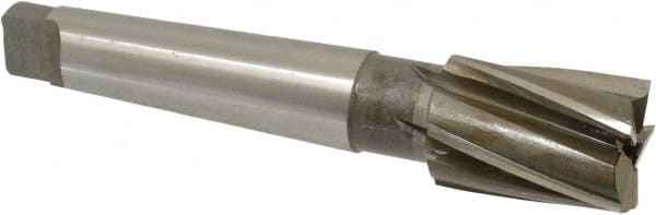 Value Collection - 1-5/8" Diam, 5 Flutes, Morse Taper Shank, Interchangeable Pilot Counterbore - Exact Industrial Supply