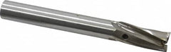 Value Collection - 35/64" Diam, 1/2" Shank, Diam, 3 Flutes, Straight Shank, Interchangeable Pilot Counterbore - Exact Industrial Supply