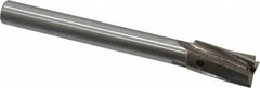 Value Collection - 43/64" Diam, 1/2" Shank, Diam, 3 Flutes, Straight Shank, Interchangeable Pilot Counterbore - Exact Industrial Supply