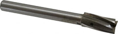 Value Collection - 45/64" Diam, 1/2" Shank, Diam, 3 Flutes, Straight Shank, Interchangeable Pilot Counterbore - Exact Industrial Supply