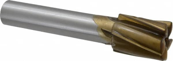 Value Collection - 1-3/4" Diam, 1-1/4" Shank, Diam, 5 Flutes, Straight Shank, Interchangeable Pilot Counterbore - Exact Industrial Supply