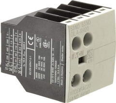 Eaton Cutler-Hammer - 7, 9, 12, 15, 18, 25, 32 Amp, Contactor Front Mount Auxiliary Contact - For Use with XT Contactor and XTRE Control Relay - Exact Industrial Supply