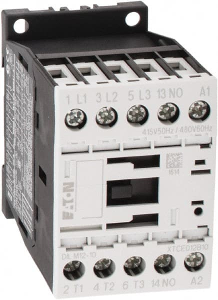 Eaton Cutler-Hammer - 3 Pole, 415 Coil VAC at 50 Hz and 480 Coil VAC at 60 Hz, 20 Amp, Nonreversible Open Enclosure IEC Contactor - Exact Industrial Supply