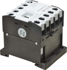 Eaton Cutler-Hammer - 3 Pole, 24 Coil VAC, Nonreversible Open Enclosure IEC Contactor - 1 Phase hp: 0.5 at 115 V, 1 at 200 V, 1.5 at 230 V, 3 Phase hp: 2 at 200 V, 3 at 230 V, 5 at 460 V, 5 at 575 V, 8.80 Amp Inductive Load Rating Listed - Exact Industrial Supply