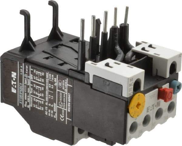 Eaton Cutler-Hammer - 1 to 1.6 Amp, 690 VAC, Thermal IEC Overload Relay - Trip Class 10, For Use with 7-15 A Contactors - Exact Industrial Supply