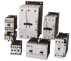 Eaton Cutler-Hammer - 3 Pole, 24 Coil VAC, 88 Amp, Nonreversible Open Enclosure IEC Contactor - 1 Phase hp: 10 at 200 V, 15 at 230 V, 5 at 115 V, 3 Phase hp: 20 at 200 V, 25 at 230 V, 50 at 460 V, 60 at 575 V, 65 Amp Inductive Load Rating Listed - Exact Industrial Supply
