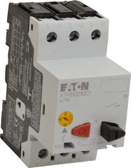 Eaton Cutler-Hammer - 1 Amp, IEC, Open Pushbutton Manual Motor Starter - 45mm Wide x 85mm Deep x 3.6667" High, 1/2 hp at 600 V & 2 hp at 480 V, CE Approved, CSA Certified, DIN VDE, EN/IEC, UL 508 Type E Compliant & UL Listed - Exact Industrial Supply