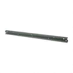 Quantum Storage - Small Parts Steel Rail - 1/4" Deep x 48" Wide x 3" High - Exact Industrial Supply