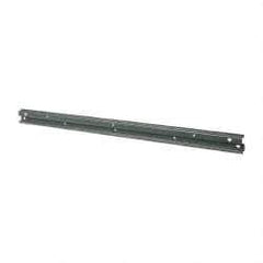 Quantum Storage - Small Parts Steel Rail - 1/4" Deep x 48" Wide x 3" High - Exact Industrial Supply