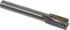 Value Collection - 5/8" Diam, 1/2" Shank, Diam, 4 Flutes, Straight Shank, Interchangeable Pilot Counterbore - Exact Industrial Supply
