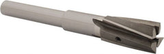 Value Collection - 13/16" Diam, 1/2" Shank, Diam, 4 Flutes, Straight Shank, Interchangeable Pilot Counterbore - Exact Industrial Supply
