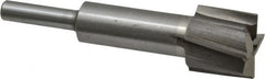 Value Collection - 25/32" Diam, 1/4" Shank, Diam, 4 Flutes, Straight Shank, Interchangeable Pilot Counterbore - Exact Industrial Supply