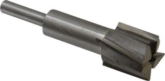 Value Collection - 13/16" Diam, 1/4" Shank, Diam, 4 Flutes, Straight Shank, Interchangeable Pilot Counterbore - Exact Industrial Supply