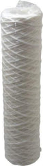Parker - 2-1/2" OD, 1µ, Polyester String-Wound Cartridge Filter - 10" Long - Exact Industrial Supply