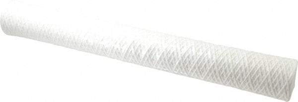 Parker - 2-1/2" OD, 5µ, Polyester String-Wound Cartridge Filter - 20" Long - Exact Industrial Supply
