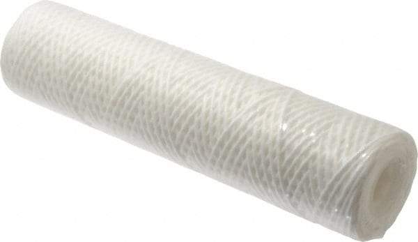 Parker - 2-1/2" OD, 25µ, Polyester String-Wound Cartridge Filter - 10" Long - Exact Industrial Supply