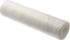 Parker - 2-1/2" OD, 25µ, Polyester String-Wound Cartridge Filter - 10" Long - Exact Industrial Supply