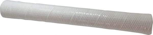 Parker - 2-1/2" OD, 25µ, Polyester String-Wound Cartridge Filter - 20" Long - Exact Industrial Supply