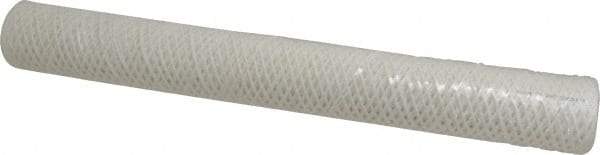 Parker - 2-1/2" OD, 50µ, Polyester String-Wound Cartridge Filter - 20" Long - Exact Industrial Supply