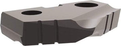 Allied Machine and Engineering - 1-3/8" Diam x 3/16" Thick, Seat Code 2, 132° Included Angle Spade Drill Insert - Diamond Coated, Carbide, Series T-A - Exact Industrial Supply