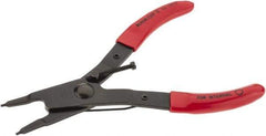 Rotor Clip - DHO Internal Retaining Ring Pliers - 5-1/2" OAL - Exact Industrial Supply