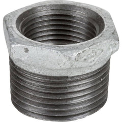 Galvanized Pipe Fittings; Material: Galvanized Malleable Iron; Fitting Shape: Straight; Thread Standard: NPT; End Connection: Threaded; Class: 150; Lead Free: Yes; Standards: ASME B16.14