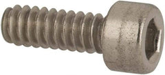Value Collection - #4-40 UNC Hex Socket Drive, Socket Cap Screw - Grade 316 Stainless Steel, 5/16" Length Under Head - Exact Industrial Supply