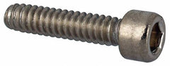 Value Collection - #4-40 UNC Hex Socket Drive, Socket Cap Screw - Grade 316 Stainless Steel, 1/2" Length Under Head - Exact Industrial Supply