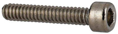 Value Collection - #4-40 UNC Hex Socket Drive, Socket Cap Screw - Grade 316 Stainless Steel, 5/8" Length Under Head - Exact Industrial Supply