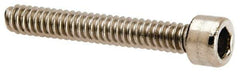 Value Collection - #4-40 UNC Hex Socket Drive, Socket Cap Screw - Grade 316 Stainless Steel, 3/4" Length Under Head - Exact Industrial Supply