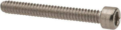 Value Collection - #4-40 UNC Hex Socket Drive, Socket Cap Screw - Grade 316 Stainless Steel, 7/8" Length Under Head - Exact Industrial Supply