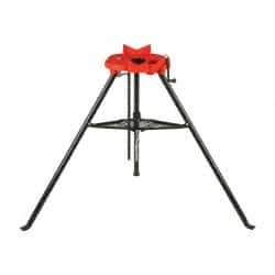 Value Collection - 1/8" to 6" Pipe Capacity, Portable Tristand Chain Vise - Exact Industrial Supply