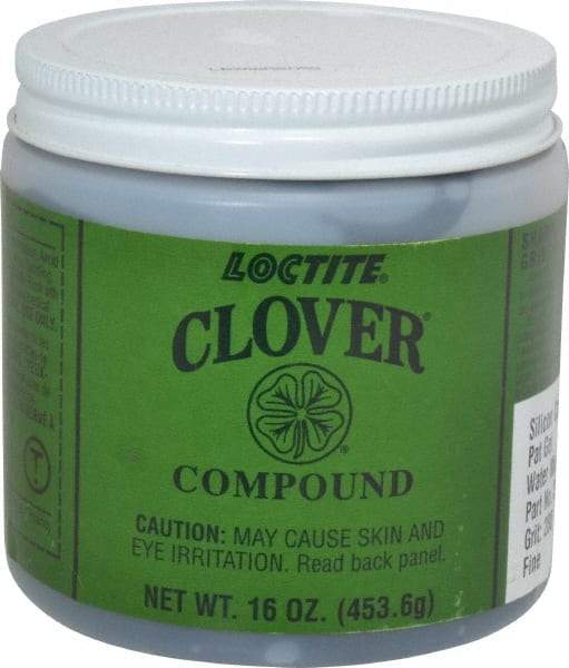 Loctite - 1 Lb Water Soluble Compound - Compound Grade Extra Fine, 280 Grit, Black & Gray, Use on General Purpose - Exact Industrial Supply