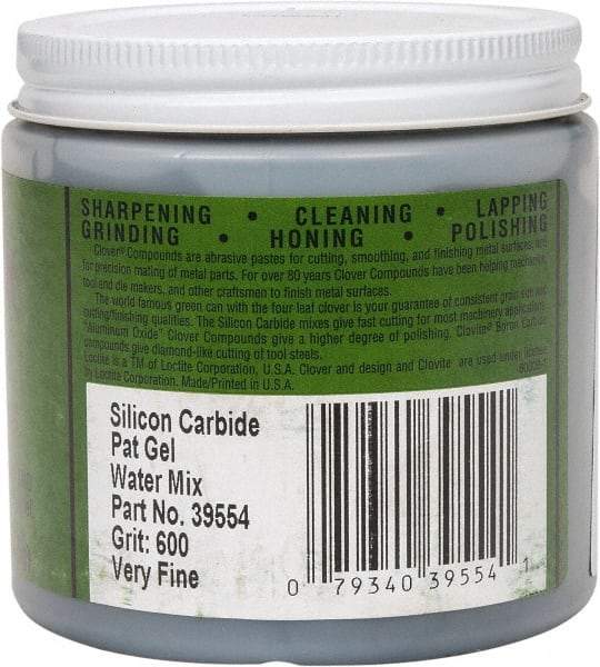 Loctite - 1 Lb Water Soluble Compound - Compound Grade Super Fine, 600 Grit, Black & Gray, Use on General Purpose - Exact Industrial Supply