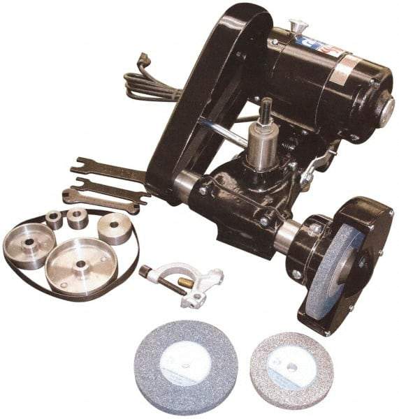 Dumore - Interchangeable, Internal and External Spindle, Tool Post Grinder - 1/2, 1/2 hp, 120 Volts, 1-7/8 Inch Spindle Hole Diameter - Exact Industrial Supply