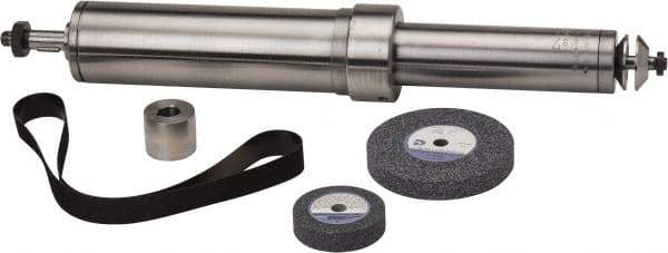 Dumore - 1/2 Inch Tool Post Grinder Spindle Hole Diameter, Interchangeable Internal Tool Post Grinder Spindle - 8,000 Maximum RPM, 24 Inch Overall Length - Exact Industrial Supply