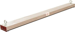 Shields Magnetics - 60" Long Suspended Magnetic Sweeper - 5" Wide x 2" High, 2 to 3" Clearance - Exact Industrial Supply