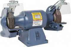 Baldor - 8" Wheel Diam x 1" Wheel Width, 3/4 hp Grinder - 3/4" Arbor Hole Diam, 1 Phase, 1,800 Max RPM, 115/230 Volts - Exact Industrial Supply