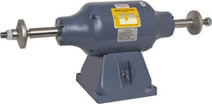 Baldor - 8" Wheel Diam x 1-1/4" Wheel Width, 3/4 hp Buffer - 3/4" Arbor Hole Diam, 1 Phase, 3,600 Max RPM, 115/230 Volts - Exact Industrial Supply