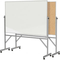 Ghent - Whiteboards & Magnetic Dry Erase Boards Type: Reversible Dry Erase/Corkboard Height (Inch): 78-1/8 - Exact Industrial Supply