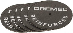 Dremel - 1-1/4" Cutoff Wheel - 0.045" Thick, 1/8" Arbor, Use with Angle Grinders - Exact Industrial Supply